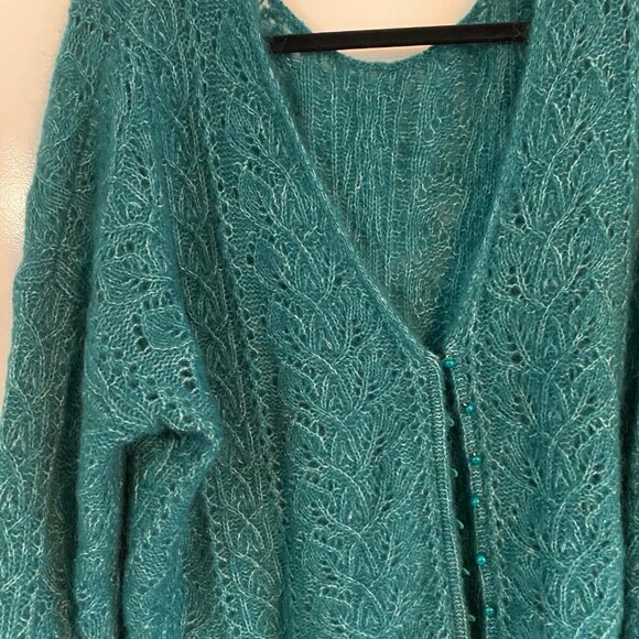 Sezane Lison Jumper in Emerald Green Size Medium - Picture 5 of 14